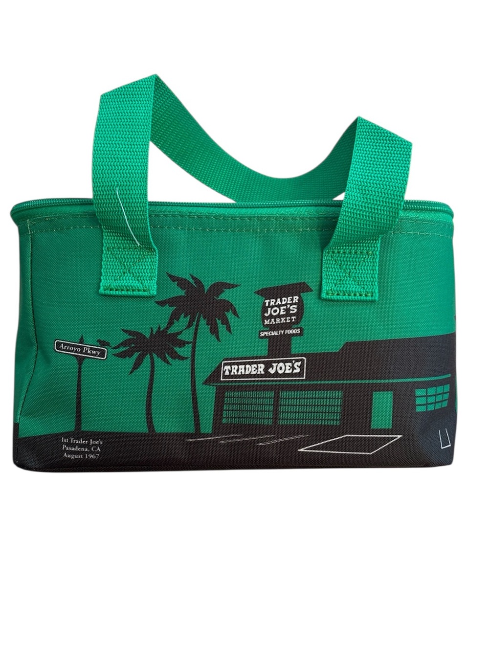 Trader Joe’s Mini Insulated Bag in Green from the Limited Holiday Collection NWT